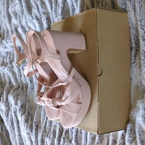 J.Crew Sueded Knotted Heeled Sandals - NWT